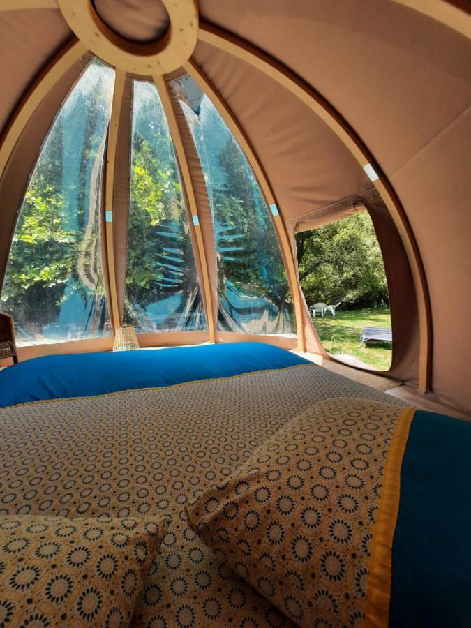 La Wigwam Bleu Du Domaine Du Pas De L'Ane 호텔 미오 외부 사진